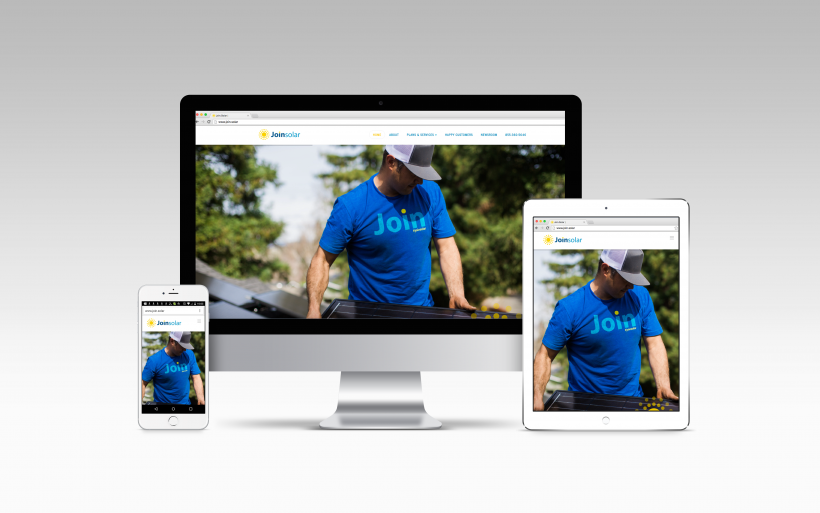 Join Solar Responsive Website